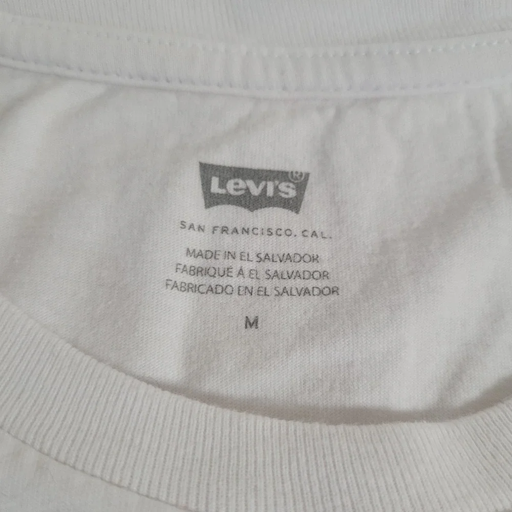 Levi Strauss T-Shirt Tee Size M Short‎ Sleeve Tagless Unisex Graphic 1387